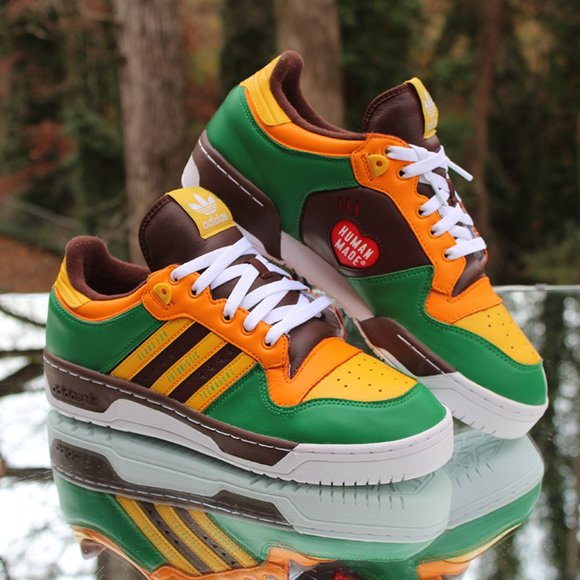 Adidas Rivalry Low Human Made Men's Size 10 - Picture 4 of 12